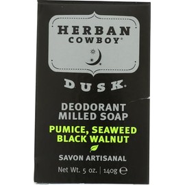 Herban Cowboy Dusk Deodorant Milled Soap, Cruelty Free, Vegan, 5 Ounces (Pack Of 1)