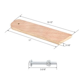 SCOTTCHEN Cornhole Board Legs for Cornhole Board DIY Maker, Cornhole Board Accessories 4pcs Legs with Hardwares