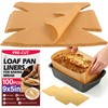 100 Pcs Loaf Pan Liners for Baking Bread 9x5 Inch