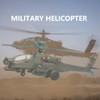 Ailejia Military Helicopter for Boys, Army Plane Airplane Diecast AH-64