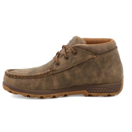 Twisted X Women's Chukka Driving Moc, Moc Toe with CellStretch, Bomber, 7.5 M