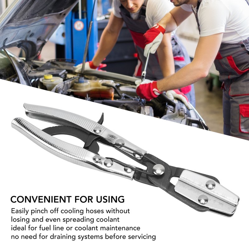 Hose Pinch Off Plier Ratcheting Jaws Swiveling Universal for Automobile