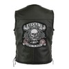 Lucky 7 Skull Patch | Spade "Live to Ride" |