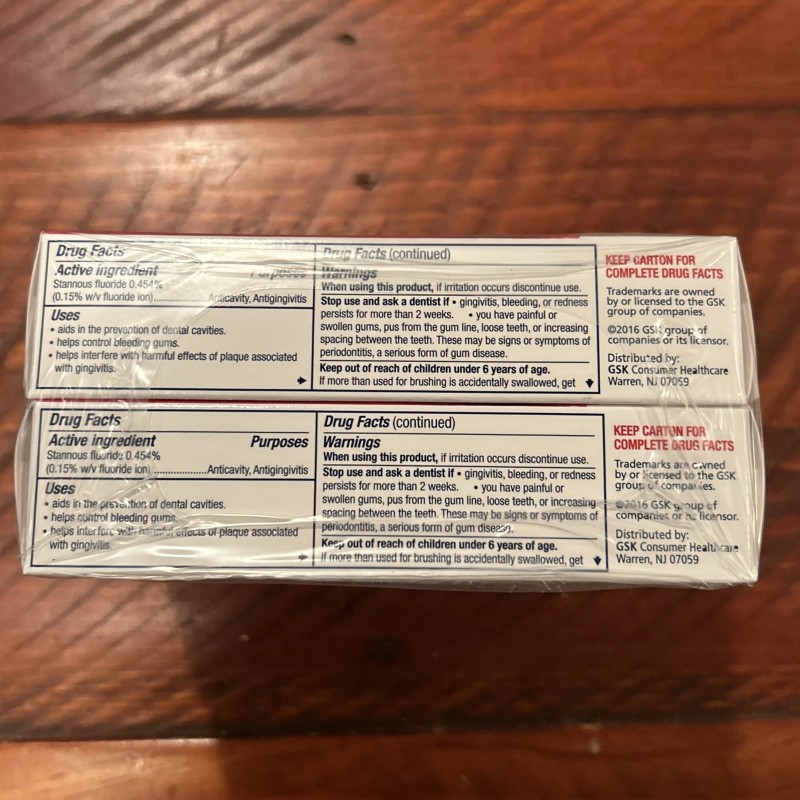 parodontax toothpaste 6 pack travel size 0.8 oz clean mint