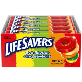 Life Savers Five Flavour Roll, 32gm, 20 Count