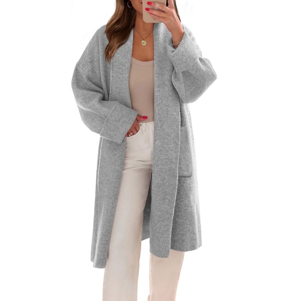 Saodimallsu Womens Long Cardigans Oversized Chunky Knit Coatigan Fall Trendy
