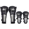 Motorcycle Protective Gear Set Stainless Steel Knee Pads Elbow Guards