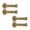 NELXULAS Golden Brushed Stainless Steel Single Heavy Duty Wall Mount