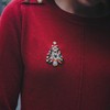 Philip Jones Christmas Tree Brooch
