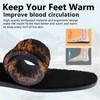TIESTRA Thick Warm Insoles with Soft Lambskin Shoe Insoles and