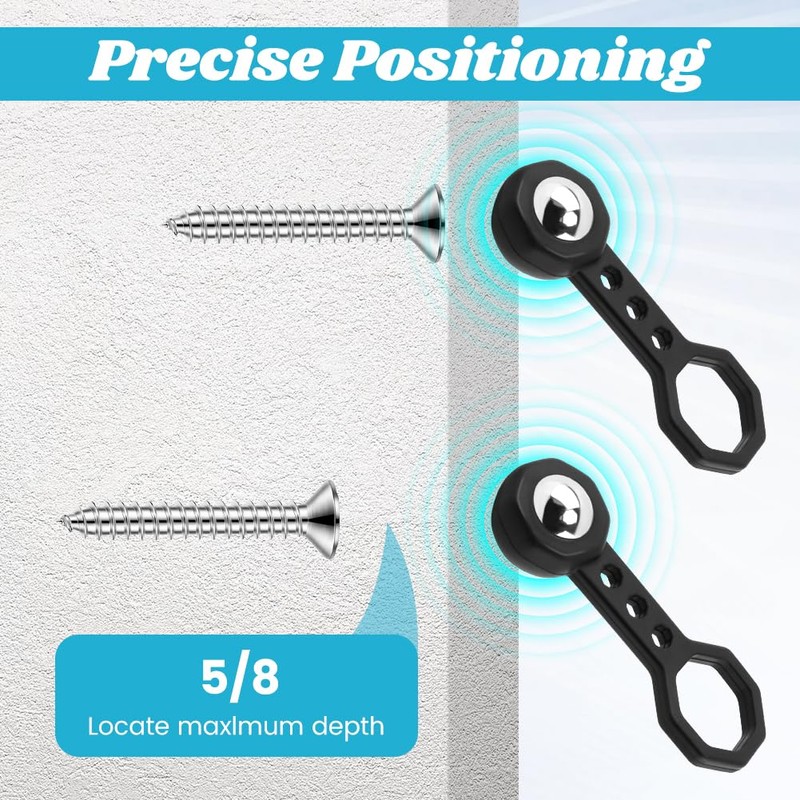 2 Pcs Stud Finder Wall Scanner, Magnetic Stud Finder for