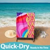 MintiMango Microfiber Beach Towel Oversized 71"X32" Lightweight -Quick Dry, Sand