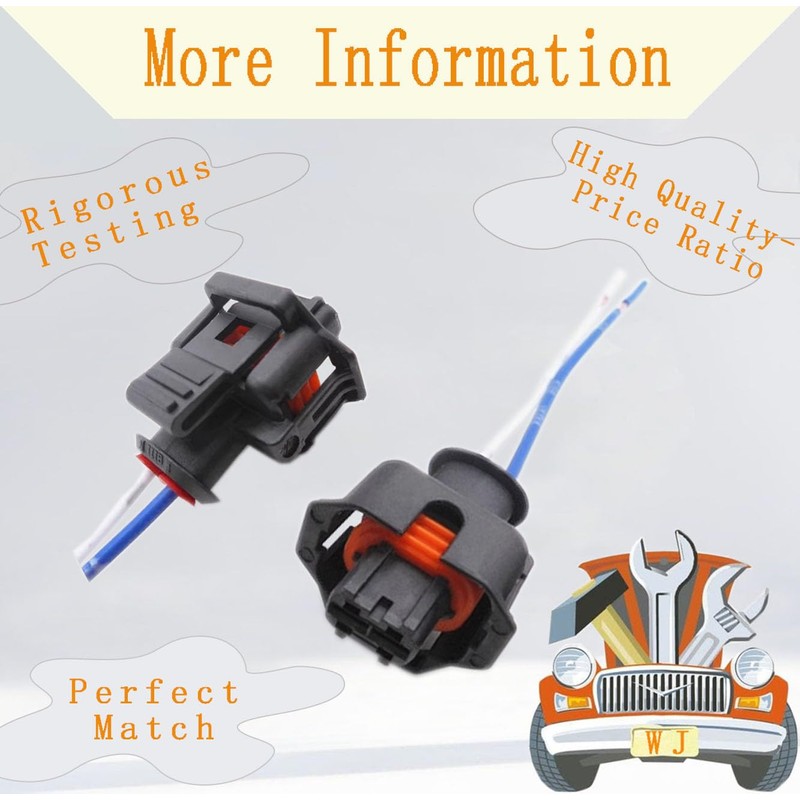 Pack of 1PCS Pressure Regulators Connector Plug Wire Harness Repair