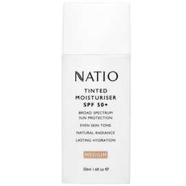 Natio Tinted Moisturiser SPF 50+ - Medium 50ml