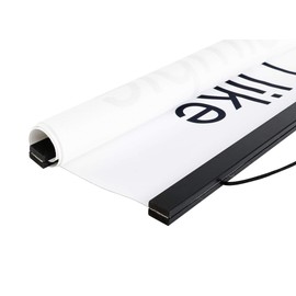 Sanauto Poster Strips, Poster Rail, Magnetic Wooden Poster Hanger Holder Frame Strips, Picture Frame, 25 x 50 (25 cm, Black)