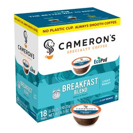 Cameron's Coffee Single Serve Pods, Breakfast Blend, 18 Count (Pack of 1)