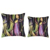 Carnivorous Plants Throw Pillow