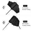 ACEIken Umbrella Reverse Close Folding Windproof Travel Umbrella - Compact