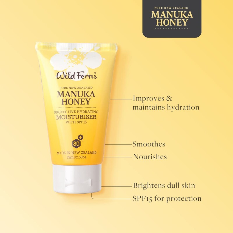 Wild Ferns Pure New Zealand Manuka Honey Protective Hydrating Moisturiser