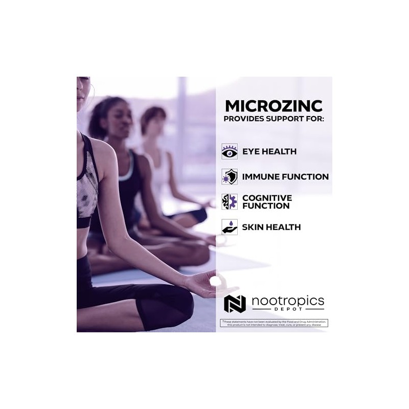 Cápsulas MicroZinc 20 mg Suplemento de zinc optimizado 90 unidades