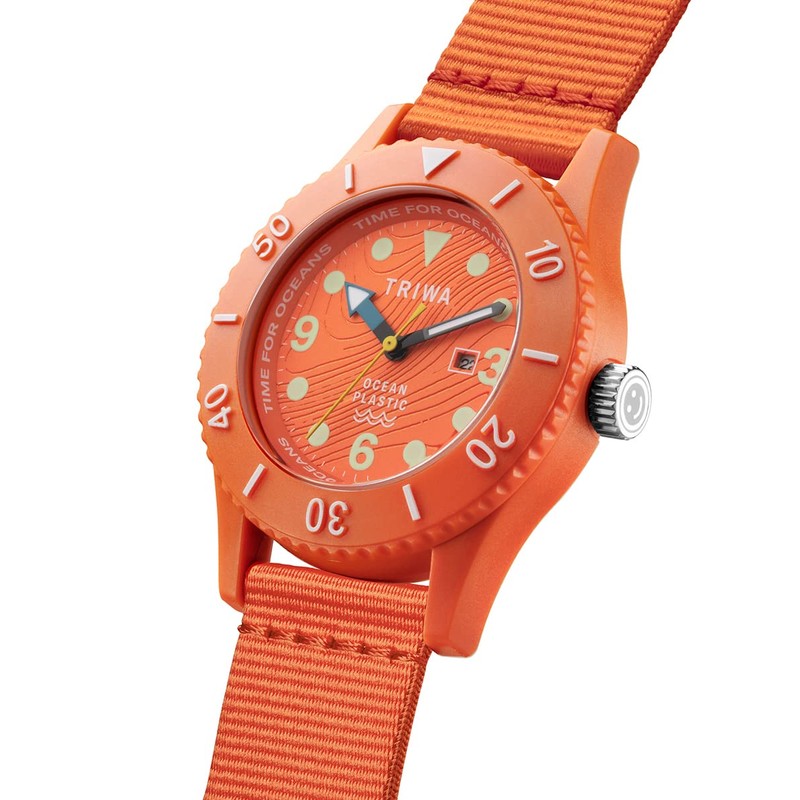 TRIWA TFO203-CL150512 Men's & Women's Time For Oceans Submarina Orange