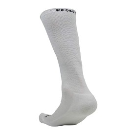 Ecosox Viscose Tube w/Cushion Socks (White, 7-9) (5 Pack)