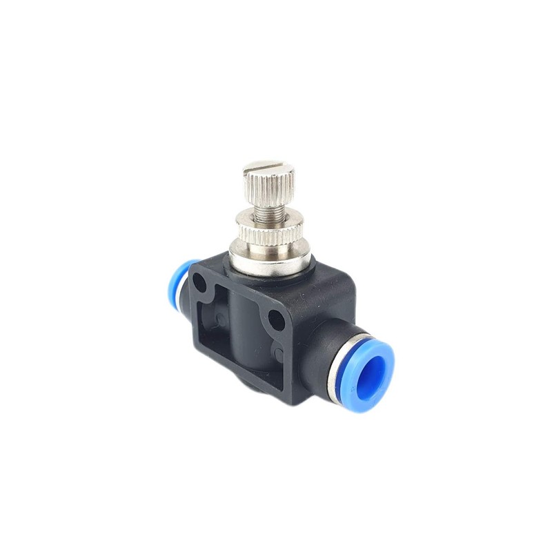 Throttle Check Valve with Plug-In Connection - Quick Connector -