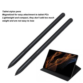 Generic 2PCS Tab S9 Stylus Pen Replacement, 4096 Levels Pressure Sensitivity, Magnetic, Black
