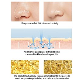de Maquillaje de 100 G Bálsamo Hidratante con Cuchara de Excavación, Uso de Aguacate, Aceites Esenciales Naturales y Extractos de Abeto, para Cuidado de la Limpieza Facial