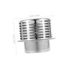 DOITOOL Stainless Steel Vent Cover for Kitchen Exhaust for Wall
