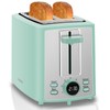 SEEDEEM Toaster 2 Slice, Bread Toaster with LCD Display, 7