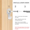 UNINGYI Pack of 20 Key Hooks, Coat Hooks, Ceiling Hooks,