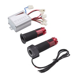 Brushed DC Motor Speed Controller 24V 350W With Throttle Grip Set for Scooters Electric Bikes