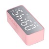 Bluetooth Speaker Alarm Clock Multifunction Electric Alarm Clocks Mirror Surface