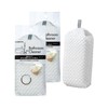 Mameita Bathroom Cleaning Sponge 2-Pack White 8 cm (Width) x