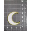 EmbroideryByZevotek Crescent Moon Iron on Patch Sew on Patch Funny