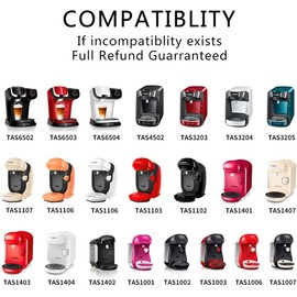 RECAFIMIL Reusable Coffee Capsules, Compatible with Tassimo, Coffee Filter (60 ml)