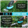 DURATECH 3.6V 2-in-1 Cordless Handheld Grass Trimmer & Hedge Shear