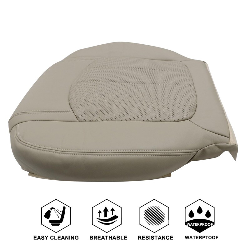 NLQR Front Driver Side Bottom Replacement Seat Cover Tan 392