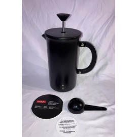 Starbucks Reserve Stainless Steel Coffee Press Matte Black New With Tags & Scoop