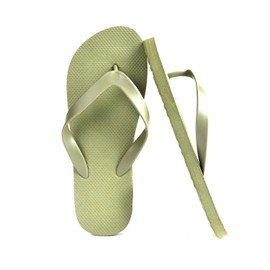 Kschenimy Flip Flops Men,Beach Rubber Shower Basic Thong SandalsFor Mens (Green, Adult, Men, 8)