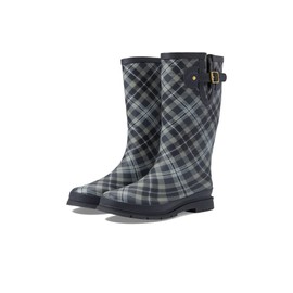 Western Chief Womens Printed Tall Rain Boot, Cabin Plaid, 9 US