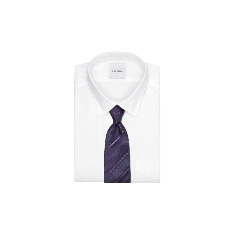 Paul Smith 240024552MJ691F Dark Purple F Necktie, dark purple