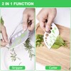Herb Stripper Tool Leaf Stripper 9 Holes Herb Zip Tool