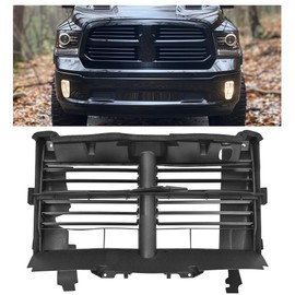 HECASA Active Grille Shutter Assembly w/o Actuator Compatible with 2013-2018 Ram 1500 2019-2024 Ram 1500 Classic Replacement for CH1206110 68302660AA 68302660AB Radiator Shutter