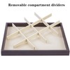 Wooden Jewelry Organizer Tray, Large Drawer Insert for jewelry accessories,