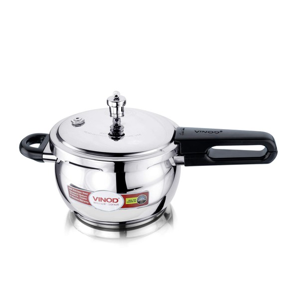 Vinod Pressure Cooker Stainless Steel – Glass Lid Handi Pot