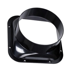 I'm so happy Duct Connector 5.9 inches (150 mm) Fitting Ventilation Duct Square Straight Pipe Flange (Square 200mm)