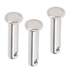 50Pcs Round Clevis Pins Flat Head 304 Stainless Steel Locating