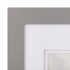 Gallery Solutions - 11"x14" Flat Grey Wall Frame - Double